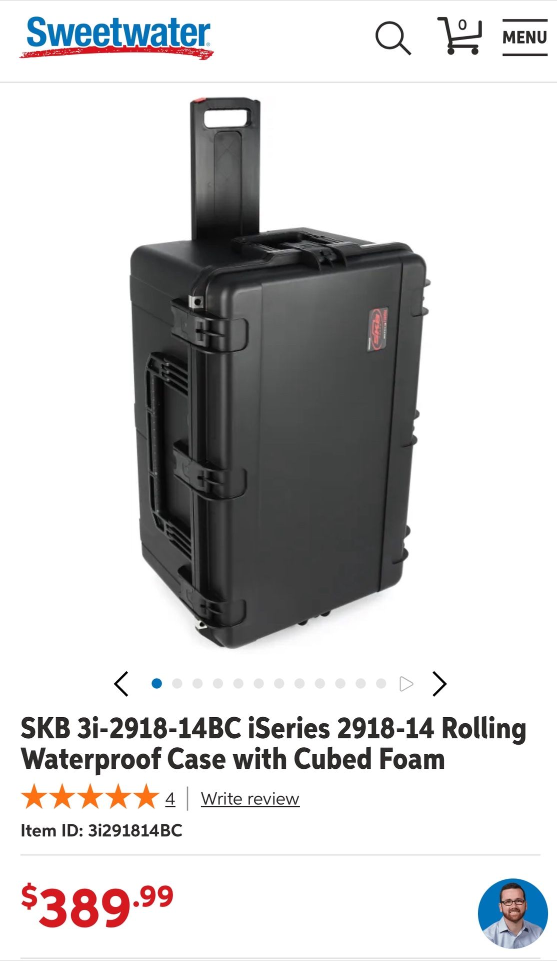SKB audio Or Photography Case