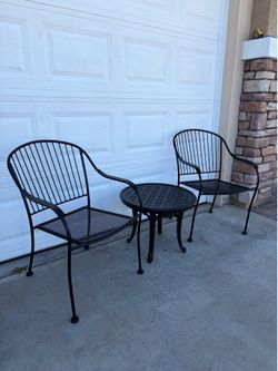 Iron vintage patio