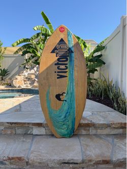 Victoria Skimboard – 41.5” Wood Skim Board – Vintage Woody