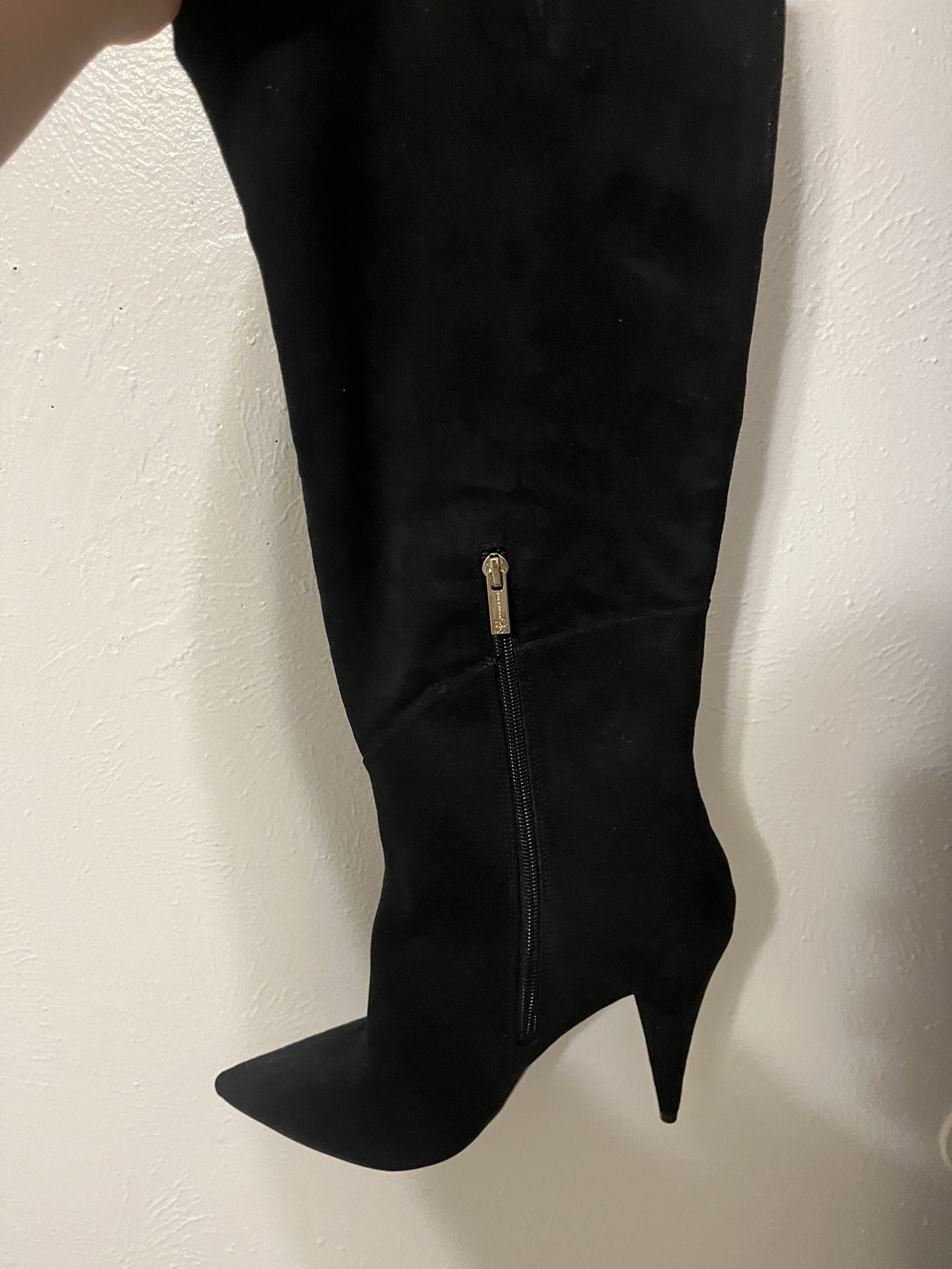 Black Knee High Boots