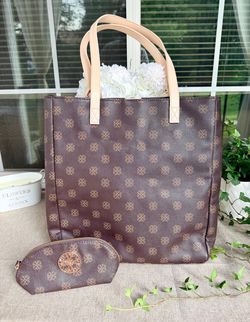 Avon Exclusive Faux Leather Tote w/ Coin Purse