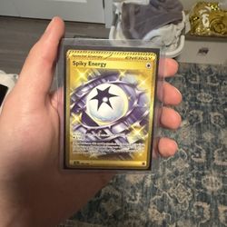 Spiky Energy Journey Together CRIMPED ERROR Pokemon Card