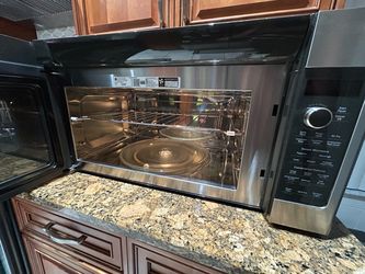 GE Profile 1.7 Cu. Ft. Stainless Steel Over-the-Range Microwave