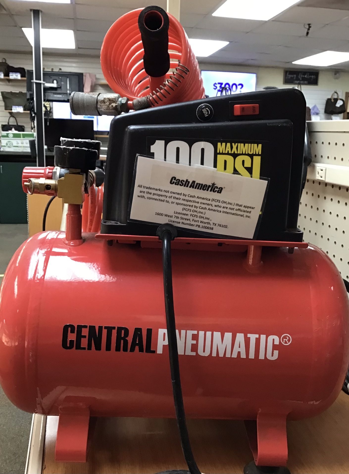 Central Pneumatic Compressor