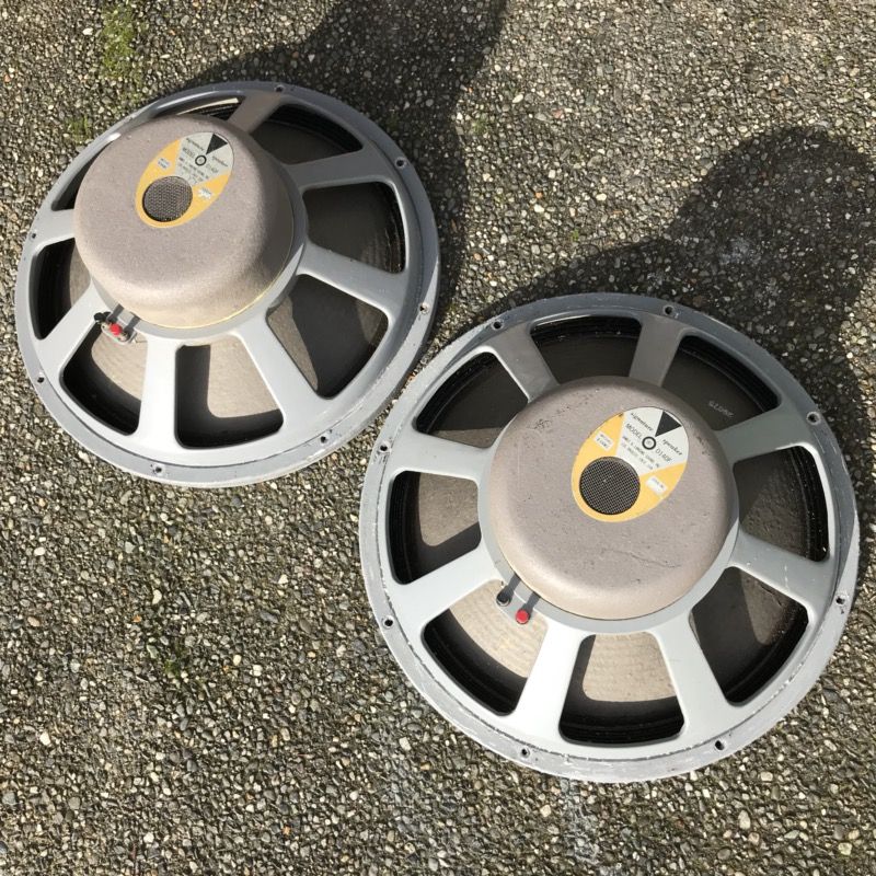 JBL Speakers Pair D130F D140F 1960s Fender Bassman Vibroverb