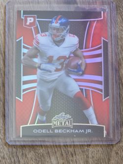 2025 Odell Beckham Jr. Leaf Metal 1/1 Pre-Production PROOF Mint