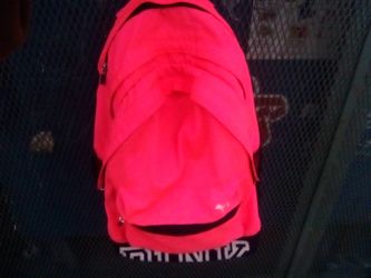Pink backpack