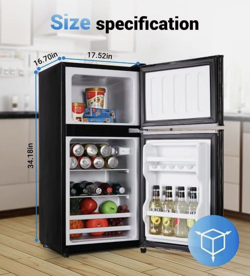 Tymyp FLS 80 BLACK Refrigerator Black