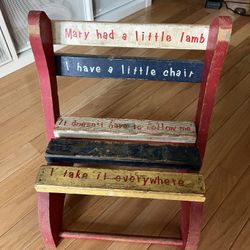 Handcrafted Children’s Seat/Stepstool
