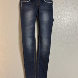 Women’s Ten25 dark blue skinny low rise denim jeans size 5 6