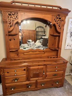 Solid wood bedroom set