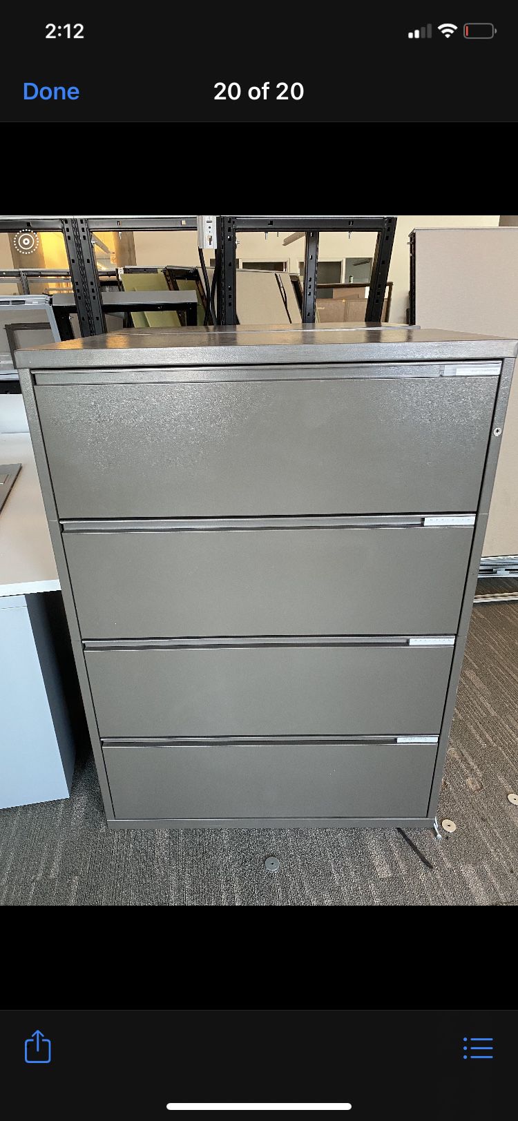 4 Drawer Lateral Filing Cabinets 