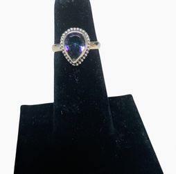 Genuine Mystic Topaz 925 Sterling Silver Stamped Size 5 1/2