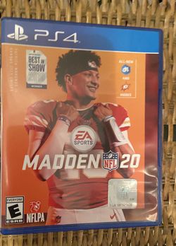 PS4 — Madden 20