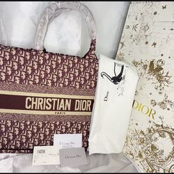 Bag /purse /hand Bag /big Dior Bag /LARGE DIOR BOOK TOTE