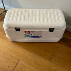 Igloo Marine Ultra Cooler Polar Heavy Duty White Fishing Camping Boat Ice Chest 120Qt