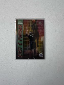 Chris Webber”Fast & Furious” Mint