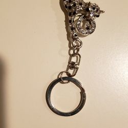 Key Chains With Rhinstones Leapord And Turtles - $5 each