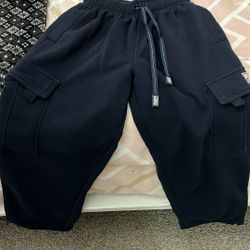 navy blue pro club sweats heavy weight 