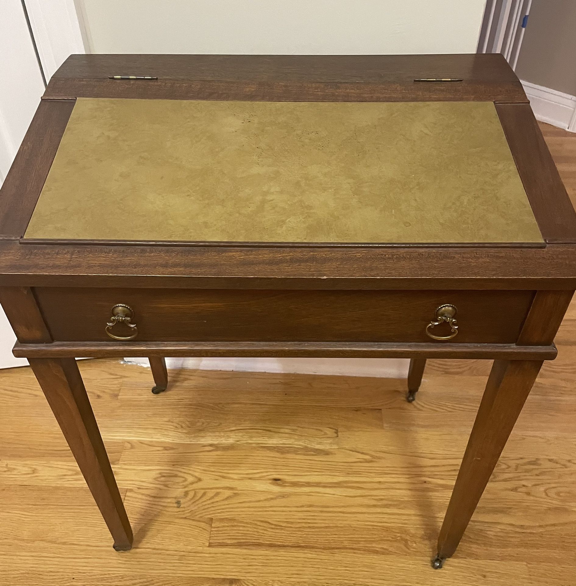 Secretary Desk, Wood, Flip Top,