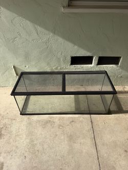 Large 48” Reptile Tank Terrarium - 80 Gallon Tank