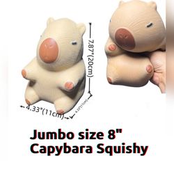 1 pc 8" Jumbo size Capybara Squishy toy