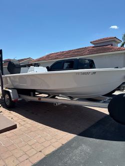 1997 Seastrike 18s flats boat