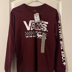 Juniors Boys Vans Shirt Size Large