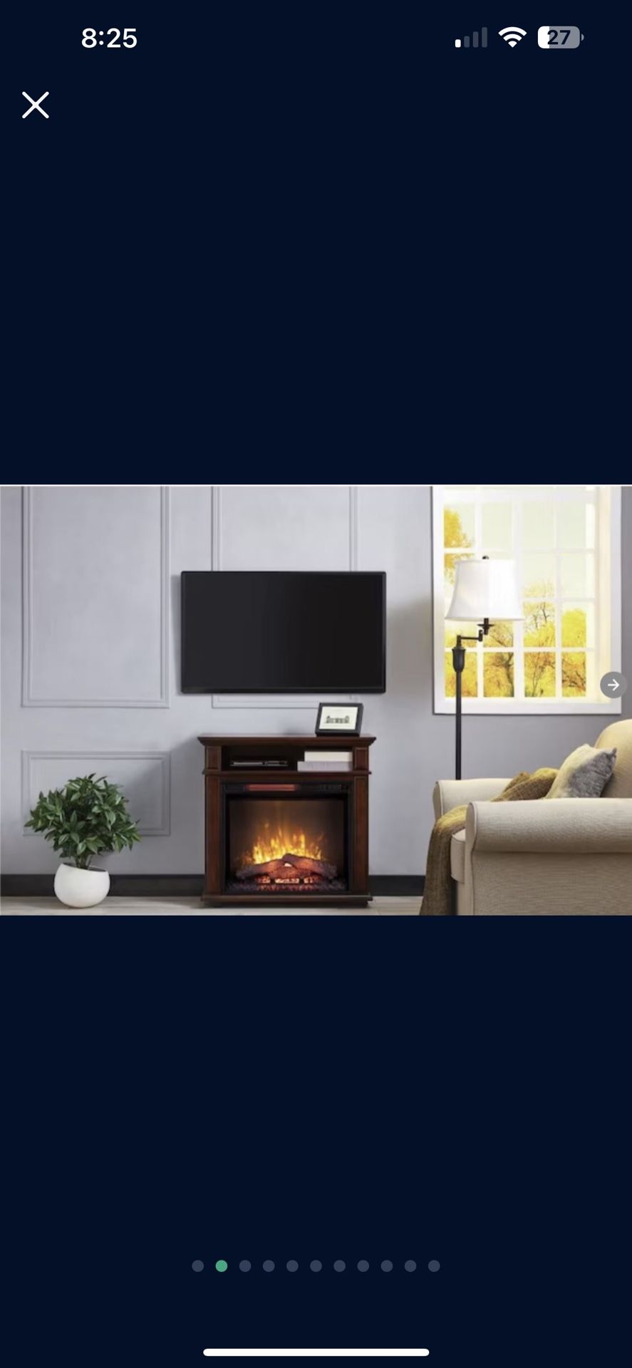 Greentouch 31.5-in W Mahogany Infrared Quartz Electric Fireplace for Sale  in Boca Raton, FL - OfferUp
