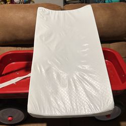 White Baby Changing Table Pad 