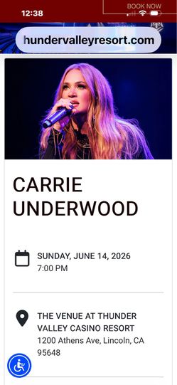 2 Carrie Underwood tickets