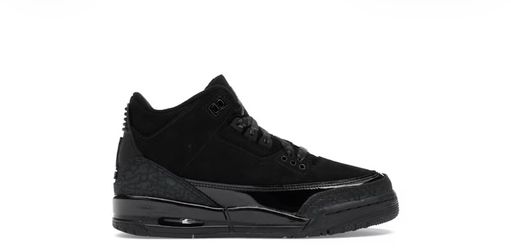 MISMATCH 6.5/7 Jordan 3 Retro Black Cat (2025) (GS)