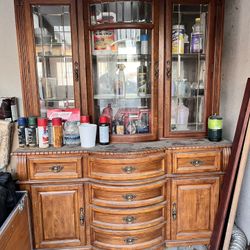 Wooden China Cabinet