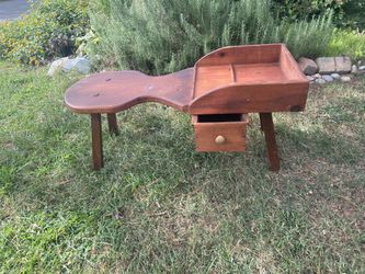 Vintage Cobbler’s Bench with Drawer