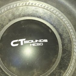 CT SOUNDS MESO 12" Subwoofer  1500w $295