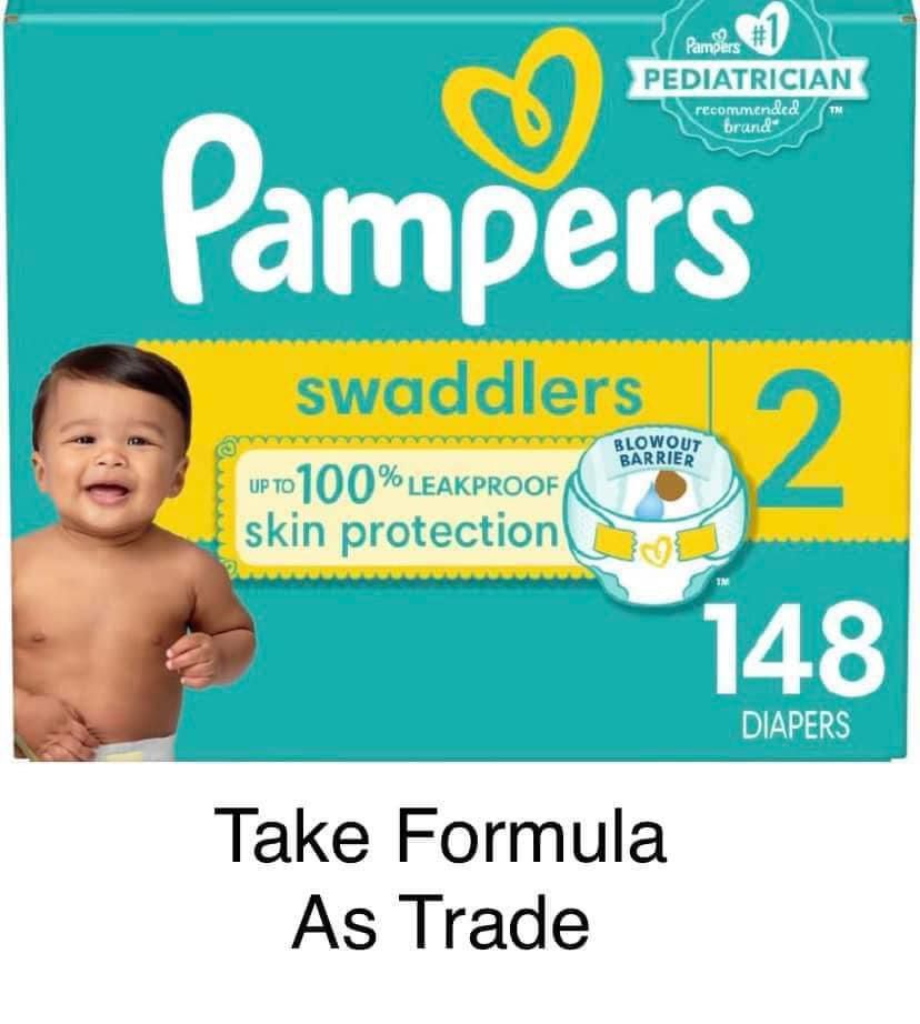 Size 2 Swaddlers Pampers 
