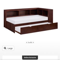 Full Trundle Beds, Captain Shelves