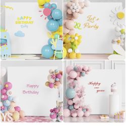 Fomcet Wedding Arch Cover White 6.6FT x 6.6FT Square Spandex Arch Backdrop Covers Stretchy Fabric for Birthday Party Baby Shower Anniversary Arch Stan