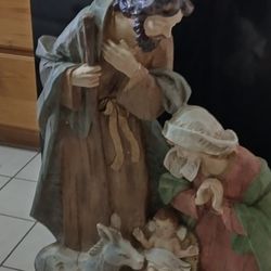 Manger Scene, Resin
