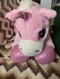 Webby Big Size Funny Unicorn Stuffed Animal Plush Toy.