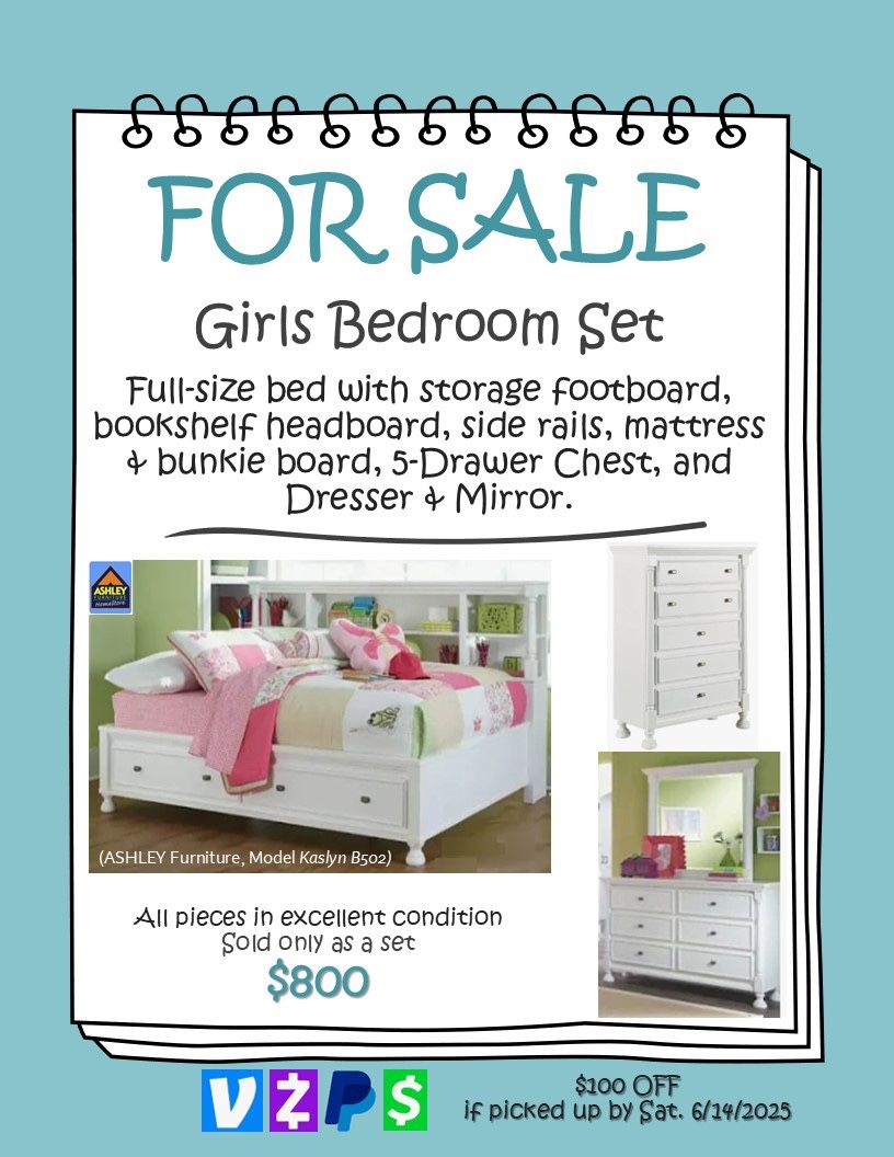 Girls Bedroom Set