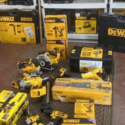 New tools, in good condition.  Prices vary, ranging from $90 to   $549 dollars.  There is a one month warranty , the money is not returned, only credi