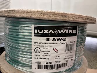 IUSA Wire 8 AWG Stranded Copper Wire 500 ft