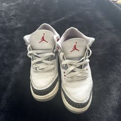 Jordan 3 Fire Red Size 7 