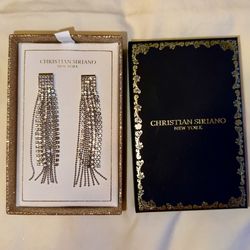 Christian Siriano New York Crystal Long Strand Drop Women’s Earrings