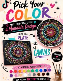 Design your own mandala art!