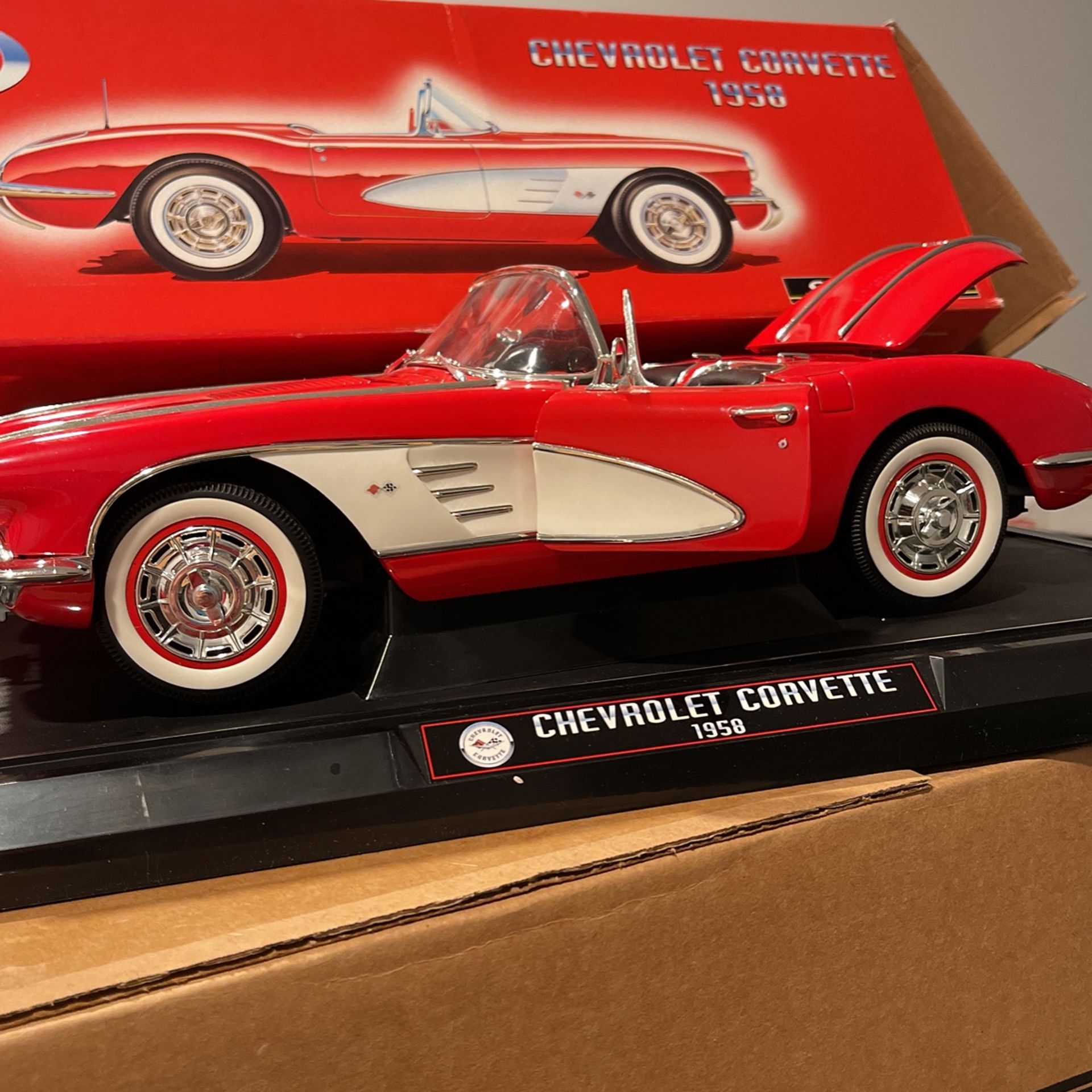 1958 Die Cast Chevrolet Corvette Convertible