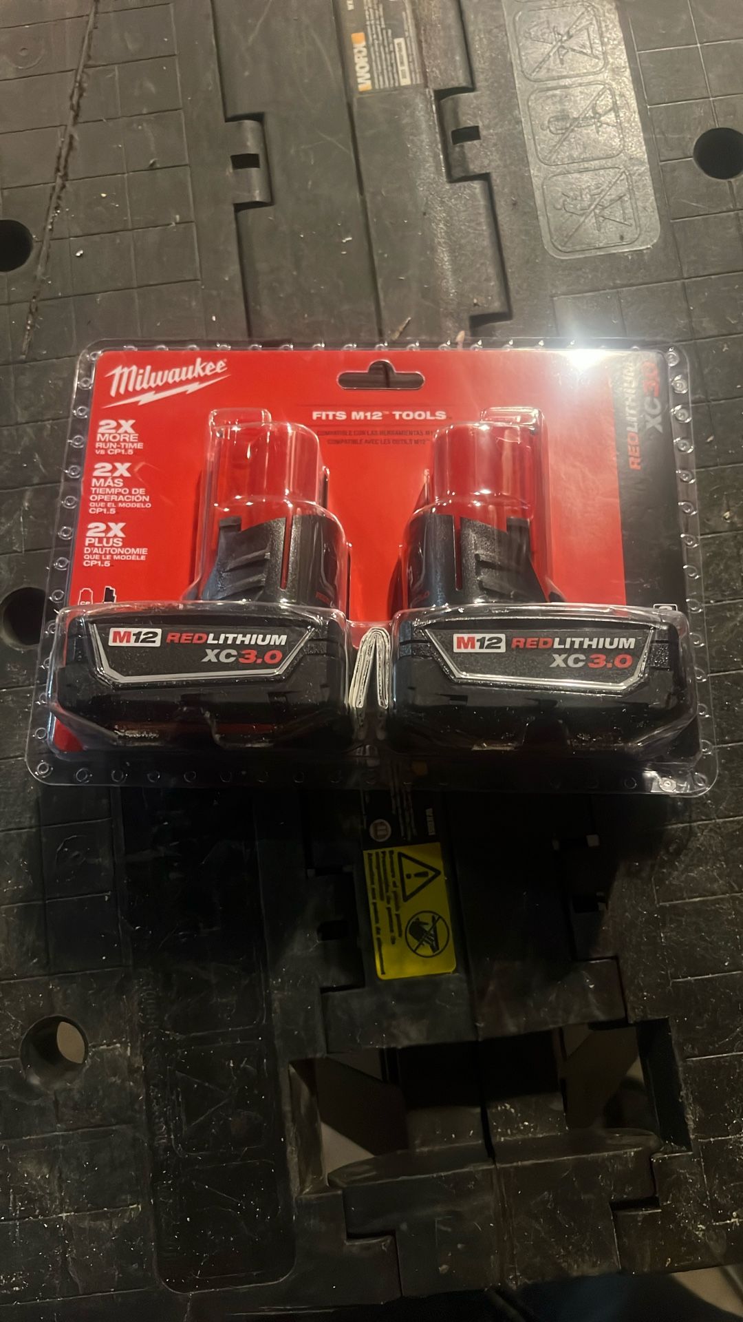 M12 Batteries 2 Pack Of 3Ah Batteries. 