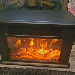 Brand New Duraflame Tabletop Fireplace Heater w Realistic Flames 750 w & 1500 w Settings BNIB Never Used