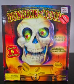 Dungeon of Doom Board Game (2002) Pressman - Animated Skull - Complete